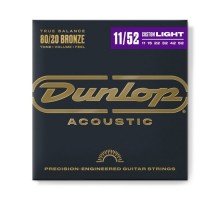 Струни для гітари Jim Dunlop 80/20 Bronze Acoustic Guitar Strings (11-52) (DAB1152)