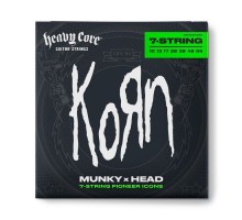 Струни для гітари Jim Dunlop Heavy Core Korn Guitar Strings (10-65) (KRHCN1065-7)