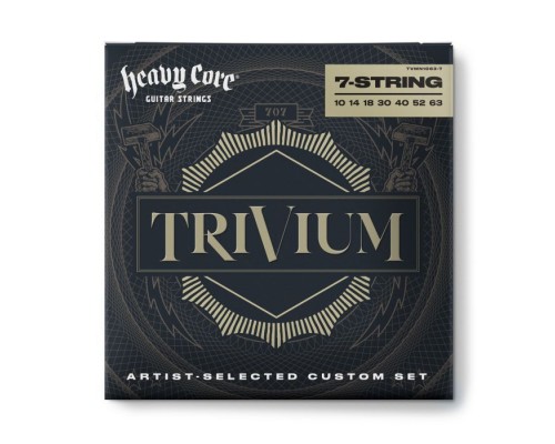 Струни для гітари Jim Dunlop Trivium String Lab Series Guitar Strings 10-63 | 7-String (TVMN1063-7)