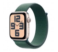 Смарт-годинник Apple Watch SE 2024 GPS 40mm Starlight Aluminium Case with Lake Green Sport Loop (MXEH3QH/A)