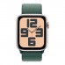 Смарт-годинник Apple Watch SE 2024 GPS 40mm Starlight Aluminium Case with Lake Green Sport Loop (MXEH3QH/A)