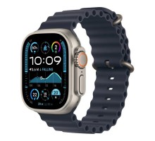 Смарт-годинник Apple Watch Ultra 2 2024 GPS + Cellular 49mm Natural Titanium Case with Navy Ocean Band (MX4D3UL/A)