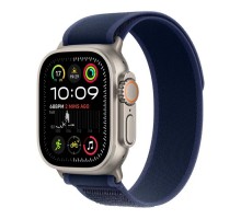 Смарт-годинник Apple Watch Ultra 2 2024 GPS + Cellular 49mm Natural Titanium Case with Blue Trail Loop - M/L (MX4L3UL/A)
