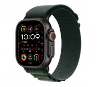 Смарт-годинник Apple Watch Ultra 2 2024 GPS + Cellular 49mm Black Titanium Case with Dark Green Alpine Loop - Large (MX4T3UL/A)