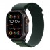 Смарт-годинник Apple Watch Ultra 2 2024 GPS + Cellular 49mm Black Titanium Case with Dark Green Alpine Loop - Large (MX4T3UL/A)
