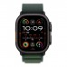 Смарт-годинник Apple Watch Ultra 2 2024 GPS + Cellular 49mm Black Titanium Case with Dark Green Alpine Loop - Large (MX4T3UL/A)