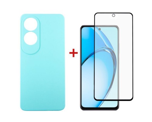 Чохол до мобільного телефона Dengos Oppo A60 Soft + glass Ice Blue (DG-KM-105)