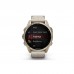 Смарт-годинник Garmin fenix 8 43mm, AMOLED, Saph, SftGldSS/FogGryLeatherBnd, Excl, GPS (010-02903-40)