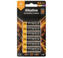 Батарейка AA LR6 Alkaline 12pcs Blister Vinga (VJABAA12)