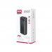 Батарея універсальна XO 30000mAh, PD/65W for laptop, QC/22.5W, black (PR201_Black)