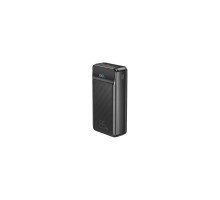 Батарея універсальна XO 30000mAh, PD/65W for laptop, QC/22.5W, black (PR201_Black)