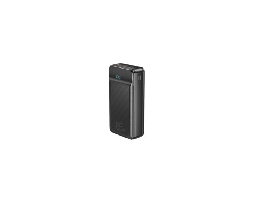 Батарея універсальна XO 30000mAh, PD/65W for laptop, QC/22.5W, black (PR201_Black)