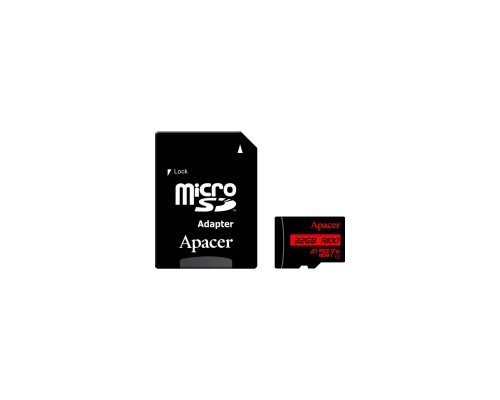 Карта пам'яті Apacer 32GB microSD class 10 UHS-I V10 A1 (AP32GMCSH10UB-R)