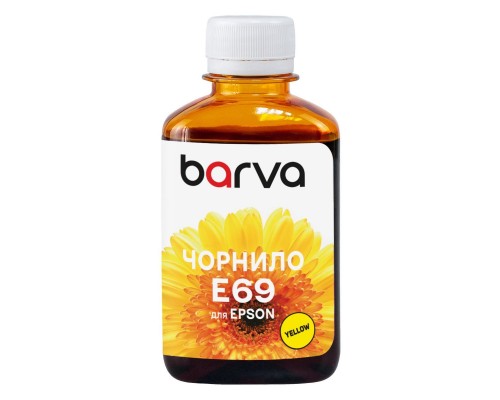 Чорнило Barva Epson T69, 180 мл, Pigm, Yellow (E69-943)