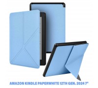 Чохол до електронної книги BeCover Ultra Slim Origami Amazon Kindle Paperwhite 12th Gen. 2024 7″ Light Blue (712839)