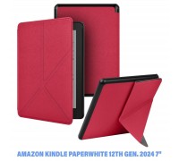 Чохол до електронної книги BeCover Ultra Slim Origami Amazon Kindle Paperwhite 12th Gen. 2024 7″ Red (712841)