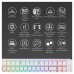 Клавіатура Ducky One 3 TKL Cherry MX Brown RGB UA USB White (DKON2187ST-BUAPXPWWWSC1)