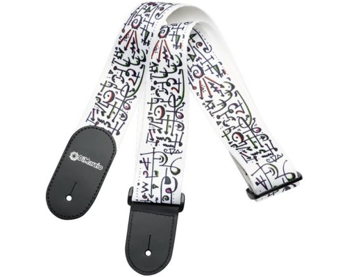 Ремінь для гітари DiMarzio Steve Vai Print Art Strap White (DD3142)