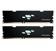 Модуль пам'яті для комп'ютера DDR4 16GB (2x8GB) 3200 MHz Black Prologix (PRO16GB3200B4K)