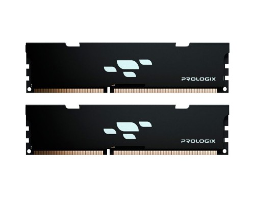 Модуль пам'яті для комп'ютера DDR4 16GB (2x8GB) 3200 MHz Black Prologix (PRO16GB3200B4K)