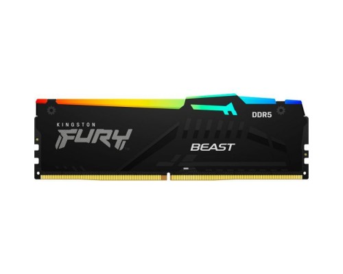 Модуль пам'яті для комп'ютера DDR5 16GB 6000 MHz Beast RGB EXPO Kingston Fury (ex.HyperX) (KF560C36BBE2A-16)