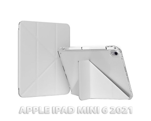 Чохол до планшета BeCover Ultra Slim Origami Transparent Apple iPad Mini 6 2021 Gray (712931)