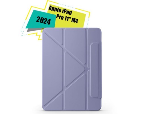 Чохол до планшета BeCover Ultra Slim Origami Magnetic Apple iPad Pro 11" M4 2024 Deep Purple (712963)