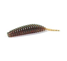 Силікон рибальський FishUP Tanta 3.5" 019 - Motor Oil/Red (5шт/уп) (1864.13.92)