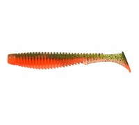 Силікон рибальський FishUP U-Shad 4" 205 - Watermelon/Flo Orange (8шт/уп) (1864.11.22)