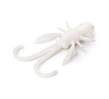 Силікон рибальський FishUP Baffi Fly 1.5" 009 - White, cheese taste (10шт/уп) (1864.02.48)