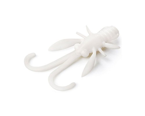 Силікон рибальський FishUP Baffi Fly 1.5" 009 - White, cheese taste (10шт/уп) (1864.02.48)
