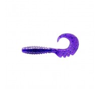 Силікон рибальський FishUP Fancy Grub 2" 060 - Dark Violet/Павлина&Silver (10шт/уп) (1864.03.21)