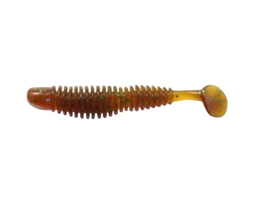 Силікон рибальський Reins Bubbling Shad 3" 565 Motor Oil Green Flake (8 шт/уп.) (1552.03.28)