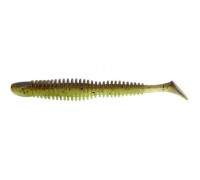 Силікон рибальський Reins Bubbling Shad 4" B08 Green Pumpkin Chart Melon (6 шт/уп.) (1552.08.44)
