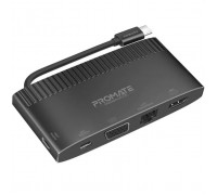 Концентратор Promate USB Hub 6 ports mediahub-c6.black (mediahub-c6.black)