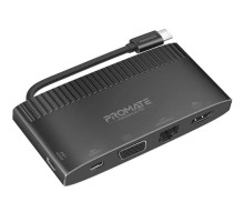 Концентратор Promate USB Hub 6 ports mediahub-c6.black (mediahub-c6.black)