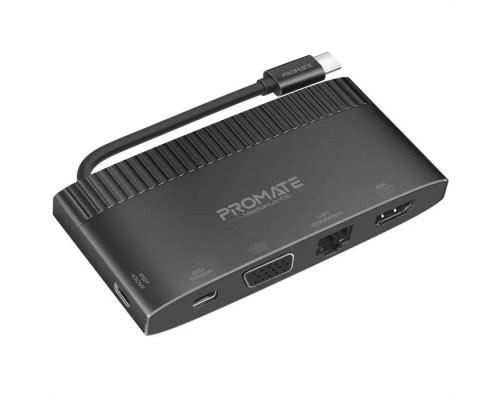 Концентратор Promate USB Hub 6 ports mediahub-c6.black (mediahub-c6.black)