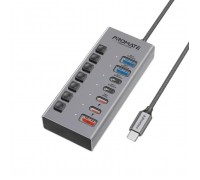 Концентратор Promate USB Hub 7 ports gegahub-10g (gegahub-10g)