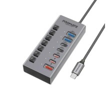 Концентратор Promate USB Hub 7 ports gegahub-10g (gegahub-10g)