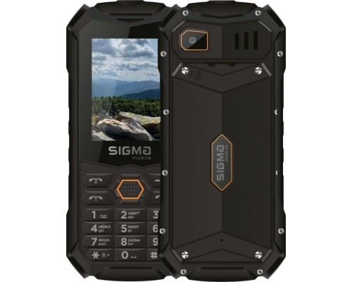 Мобільний телефон Sigma X-treme PV68 Black Orange (4827798738221)