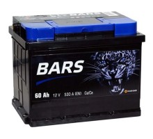 Акумулятор автомобільний Bars 60Ah Ев (-/+) (530EN)
