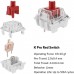 Клавіатура Keychron C1 Pro 87Key K pro Red White Led QMK/VIA USB UA Black (C1PK1_KEYCHRON)