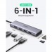 Концентратор Ugreen USB3.1 Type-C to HDMI 4K60Hz/USB 3.0х2/SD/TF/PD 100W 5-in-1 CM511 (60383)