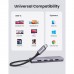 Концентратор Ugreen USB3.1 Type-C to HDMI 4K60Hz/USB 3.0х2/SD/TF/PD 100W 5-in-1 CM511 (60383)