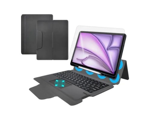 Чохол до планшета AirOn Premium iPad Air 13 2024 with Keyboard (4822352781232)