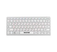 Клавіатура Maxxter KBW-C01S-UA Wireless UA White (KBW-C01S-UA)