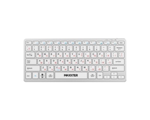 Клавіатура Maxxter KBW-C01S-UA Wireless UA White (KBW-C01S-UA)