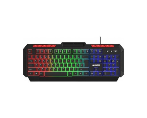 Клавіатура Maxxter KBG-UML-02B-UA USB UA Black (KBG-UML-02B-UA)