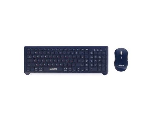 Комплект Maxxter KMS-WCM-01BL-UA Wireless UA Blue (KMS-WCM-01BL-UA)