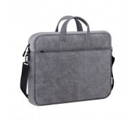 Сумка для ноутбука Defender 15.6" Solid PU gray (26088)